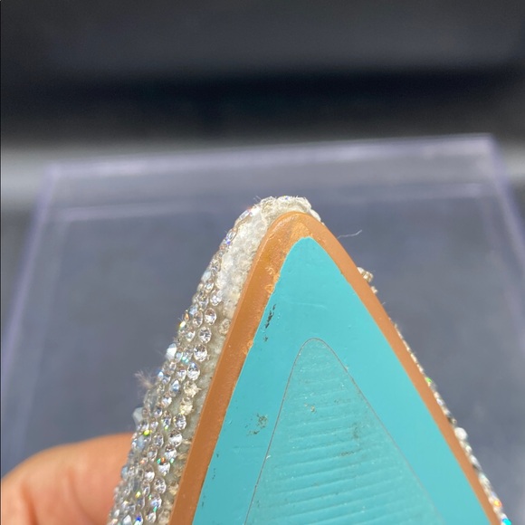 Betsey Johnson Shary Silver Rhinestone Pumps Size 7.5M - Great Pre-Owned - Picture 16 of 16